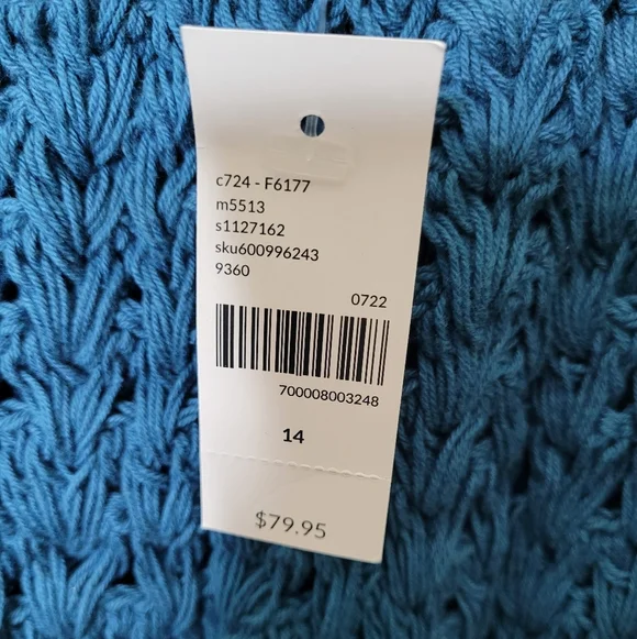 Lane Bryant Tie Shoulder Sun Dress with Pockets NWT Size 14 - Picture 10 of 10